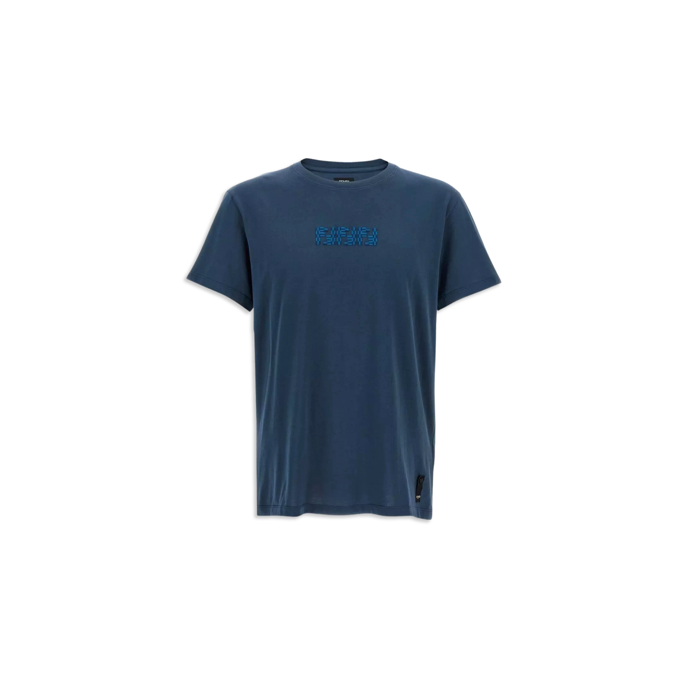 FENDI FF LABYRINTH CREW NECK T-SHIRT